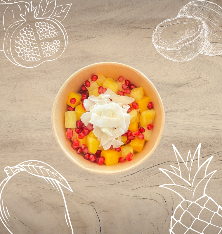 Exotic fruit salad